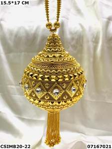 กระเป๋าคลัทช์โลหะสำหรับสุภาพสตรีดีไซน์ทำด้วยมือกระเป๋าถือสำหรับงานราตรีแบบพิเศษสำหรับงานแต่งงานและโอกาสพิเศษสำหรับเจ้าสาว - Product Image 5