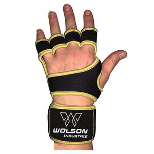 Guantes de gimnasio personalizados, guantes de gimnasio con logotipo personalizado, guantes transpirables de medio dedo para entrenamiento, ejercicio físico, guantes de levantamiento de pesas para mujer. - Product Image 5