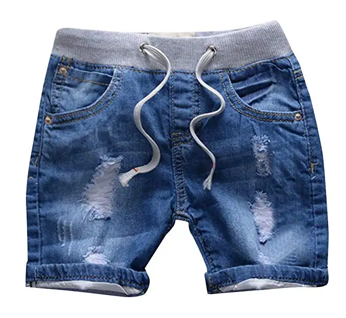 Zerrissene kurze Jeans hose für Jungen aus Bangladesch