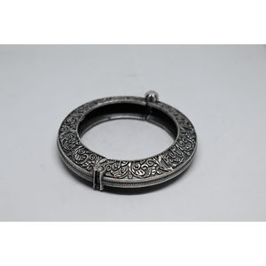 latest wholesale 2022 indian fashion handmade designer <b>silver</b> look alike western look openable <b>bangle</b> for girls and <b>women</b> - Product Image 3