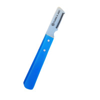 Couteau à démêler Flamia & Jabz pour chien, couteau à carder pour peigne à poils de terrier, peignes en acier inoxydable pour renard, chat, chien, cheval, peigne en bois