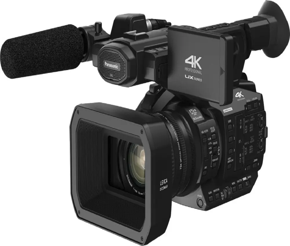 Videocámara con tarjeta de memoria UHD, AG-UX90EJ8-4K, gran angular de 24,5mm, zoom óptico de 15x