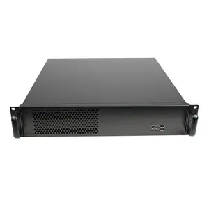 Mincro ATX 2U Server Case Storage Rackmount Industrial PC Computer 2U ChassisとATX Power Supply