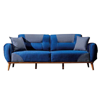 Ensemble de canapés Chesterfield modernes capitonnés avec structure en bois massif, sans taxes, pour appartement, centre commercial, école, hôpital, atelier, entrepôt - Modèle Sumatra (Turquie)