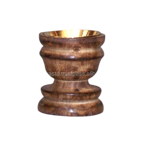 Quemador de Incienso y Carbón de Madera y Latón Tallado a Mano, Difusor de Aroma para Habitaciones - Product Image 5