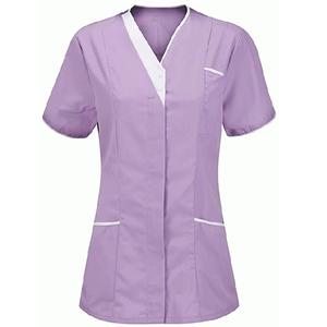 Uniformes unisexes pour personnel d'infirmière, ensembles d'uniformes pour personnel d'hôpital, blouses médicales brevetées en coton biologique, collection 100% - Product Image 1