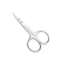 Ciseaux à ongles professionnels Arrow Point, lame extra-affûtée en acier inoxydable, ciseaux pour la mise en forme des sourcils avec logo personnalisé
