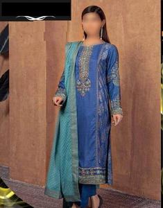 งานแฮนด์เมดสุดเจ๋งเดรสออแกนซ่าปักลาย - Product Image 4