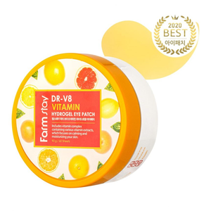 FARMSTAY-parche ocular con vitamina DR-V8, hidrogel, cosmético de Corea, elimina las algas marinas de círculo oscuro, antiarrugas, antienvejecimiento - Product Image 2