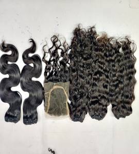 ผมคนบราซิลดิบหนังกำพร้าเกรด12A ชิดผม Remy ที่วาดสองชั้น-ขายส่ง-I-Tip \ Tape-In \ เคล็ดลับแบน - Product Image 1