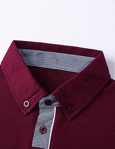 เสื้อโปโลสำหรับผู้ชายเสื้อกอล์ฟแบบเรียบง่ายปักโลโก้ได้ตามต้องการ - Product Image 4