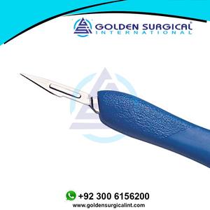 ด้ามจับมีดผ่าตัดเครื่องมือทางการแพทย์แบบใช้แล้วทิ้งพลาสติกโลโก้ออกแบบได้ตามต้องการ - Product Image 3