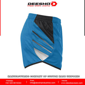 Pantalones cortos informales unisex para correr, tela Oxford ecológica, resistente al agua, forro de malla de secado rápido, estampado de letras bordadas - Product Image 2