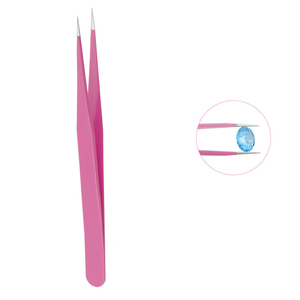 Pincettes pour faux-cils, extension, outil de maquillage, en acier inoxydable, de haute qualité, pour salon, 1 pièce, vente en gros - Product Image 4