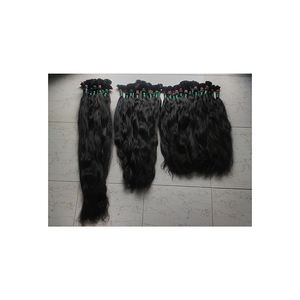 Extensions de cheveux Remy de haute qualité de l'exportateur indien Cheveux humains droits de bonne qualité - Product Image 1