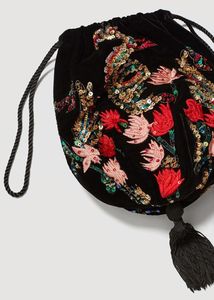 STYLISH & BEAUTIFUL -POTLI--BAGS WITH--ELEGANT-EMBELLISHED WITH ZARDOZI FOR WORK-PARTY & <b>WEDDING</b>---2021. - Product Image 2