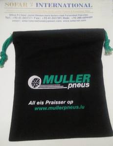 Custom Embroidery Logo High Quality Cotton Canvas Bag Cotton Gift Packaging <b>Pouch</b> Small <b>Drawstring</b> Bag - Product Image 3