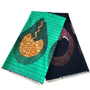 Tela estampada con cera, tela de poliéster ankara africana de fábrica China maravillosa - Product Image 1