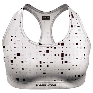 สปอร์ตบราไร้รอยต่อระบายอากาศได้สำหรับผู้หญิงบราออกกำลังกายโชว์หลังซับลิเมชันขนาดกลาง - Product Image 1