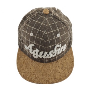 Custom Logo Cork Hat Promotion Cork Brim Baseball Hat Popular Headgear Cork Cap
