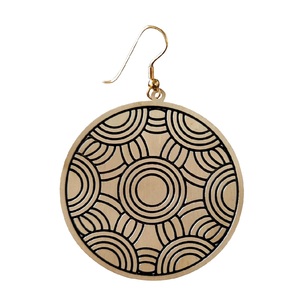 Bijoux de mode pour filles décontractées de créateur Boucles d'oreilles créoles et pendantes en métal fantaisie en laiton multicolore pour un usage quotidien - Product Image 2