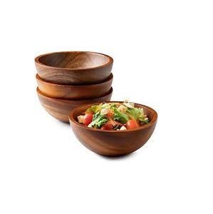 Saladier en bois décoratif design fait main avec couvercle et serveurs Bols en bois de manguier polis à la main - Product Image 6