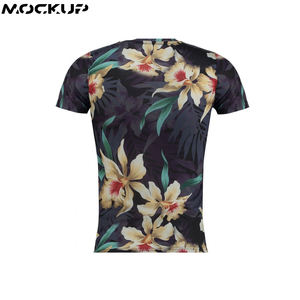 T-shirt personnalisé en sublimation, tissu polyester, t-shirts vierges pour impression par sublimation, pour presse à chaud, vente en gros - Product Image 5