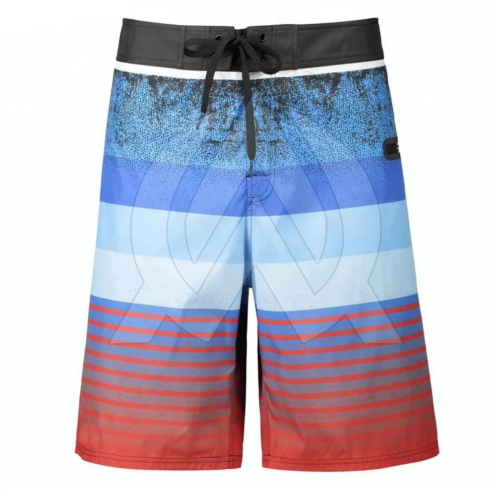 Pantalones cortos de baloncesto con estampado de sublimación de poliéster de alta calidad con logotipo personalizado del fabricante, pantalones cortos informales de verano de playa para hombre