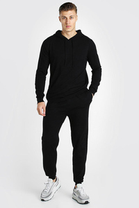 Ensemble de survêtement gris léger réversible Combinaison de jogging à séchage rapide avec design et logo personnalisés comprenant un pantalon chemise de grande taille - Product Image 3
