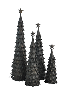 Décoration de noël arbre fantaisie TABLE plateau arbre de noël ensemble de 4 haute qualité utilisation occasionnelle - Product Image 1