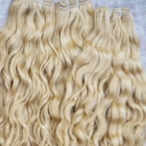 Perruque Lace Frontal wig 100% naturelle, cheveux bruts, 8x6, sans perte de cheveux, couleur blond #613, pour femmes africaines - Product Image 2