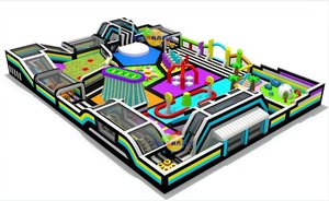 Parque Temático Inflable de 900 Metros Cuadrados, el Parque Temático Inflable Más Popular de 2019 - Product Image 2