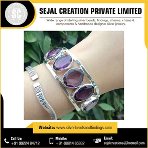 925 Sterling Silver <b>Gemstone</b> <b>Bracelets</b> for Sale - Product Image 4