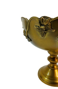 ชามทองเหลืองสำหรับตกแต่งทำด้วยมือทำด้วยมือทำจากโลหะทองเหลืองสุดเพอร์เฟกต์เหมือนของตกแต่งบ้านบนเคาน์เตอร์ถาดกลางโต๊ะทำจากทองเหลืองไม่เหมือนใคร - Product Image 4