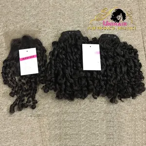 Only On Saturday! Wholesale Price For Pixie Curly Hair Extensions Raw Cambodian Hair Easy To Wash & Wear