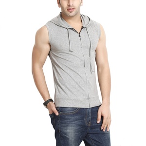 Hot Sale On <b>Men</b> Hoodies Top Best High Quality Sports Gym Wear Hoodie Training Running <b>Pullover</b> Stretched Sleeveless Hoodie - Product Image 3