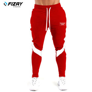 Pantalones de invierno informales para hombre personalizados fabricados en Pakistán tela de lona bordada Technics cierre con cordón al por mayor adultos - Product Image 2