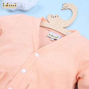 Suéter Infantil de Lujo Personalizado para Niñas, Cárdigan Grueso de Lana Bordado a Mano para Invierno, ODM/OEM, Modelo ST066 - Product Image 4
