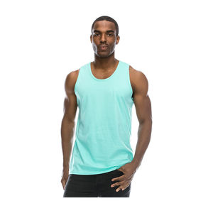 Débardeurs de sport en coton uni de haute qualité imprimés sur mesure pour homme, gilet tricoté surdimensionné pour activités sportives en extérieur - Product Image 5