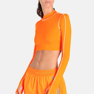 Ropa deportiva para mujer, camiseta sin mangas de alta elasticidad hecha a medida de alta calidad para mujer, precio al por mayor, ropa deportiva para entrenamiento, camiseta sin mangas para mujer - Product Image 3