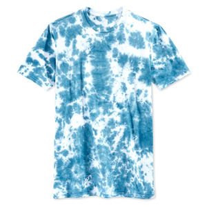 Nouveau T-shirt d'été 100% coton 180 GSM en jersey respirant grande taille, imprimé tie-dye et sérigraphié sur mesure - Product Image 4