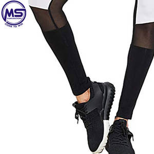 Vente en gros Leggings de yoga tricotés par compression souples et résistants aux squats de haute qualité avec logo personnalisé à la taille - Product Image 6