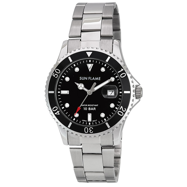 Японские кварцевые часы, мужские водонепроницаемые часы