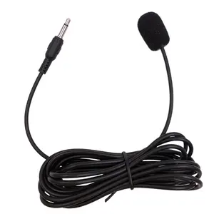 Professional New Mini 3.5mm Wired External Car Microphone Mic For Car DVD Radio Stereo