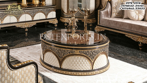 Ensemble de canapés de salon en teck de style européen, luxe moderne, design capitonné, durable, couleur personnalisée, taille sur mesure - Product Image 2