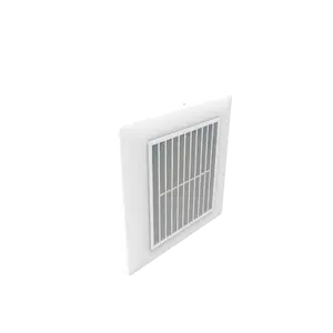Mia Airconditioning Plastic Outlet Duct Vent 100Mm Vierkante Grille Indoor Air Outlet Vierkante Plastic Vents 100C