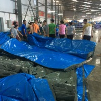 Fournisseur en gros du Vietnam bâches en PVC couvre feuille acrylique légère rouleau PE bonne résistance à la déchirure fabricant de plastique