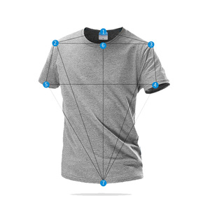 Camisetas de 100% algodón, camiseta blanca de sublimación completa - Product Image 3