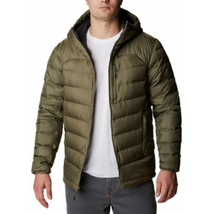 oem Men's Olive Green Polyester Waterproof Breathable Eco-Friendly Windproof Casual Winter Coat with Zipper Closure Regular Fit - Product Image 1