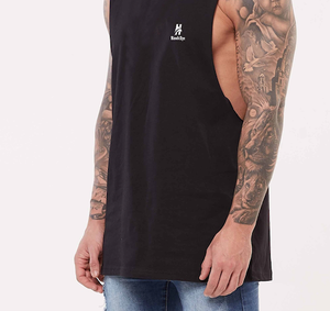 Wholesale Custom Cotton <b>Stringer</b> Gym <b>Vest</b> Fitness Singlet Workout Muscle Bodybuilding Mens Tank Top - Product Image 6